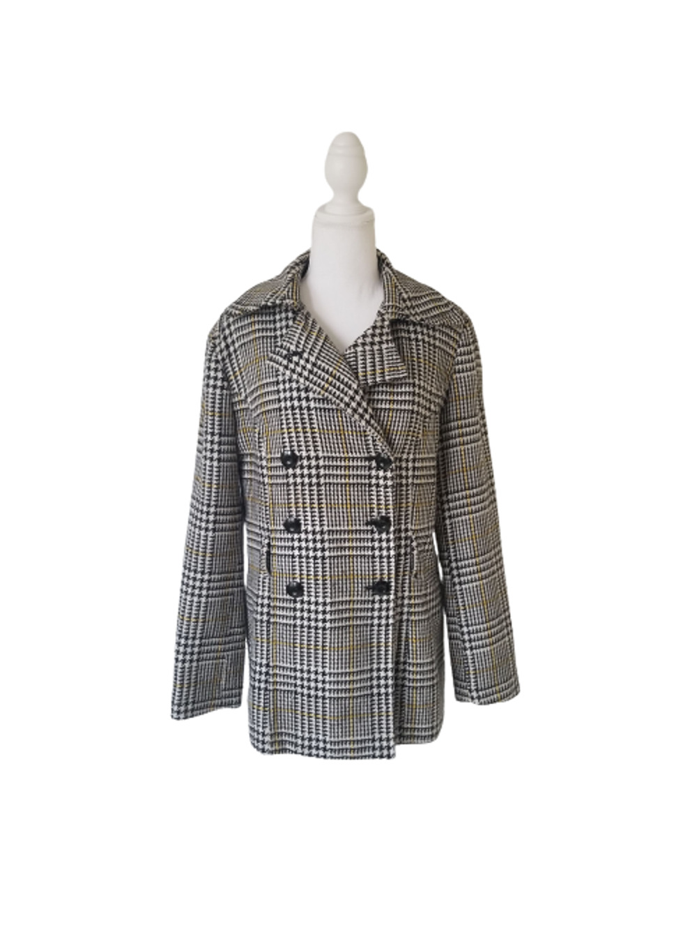 I.N. Studio Women's Blend Double Breasted Jacket - Size 12